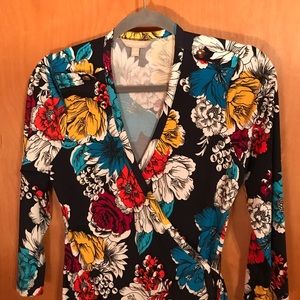 Banana Republic Floral Wrap Dress